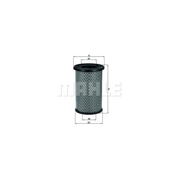 MAHLE - LX2968 (Фильтр воздушный)