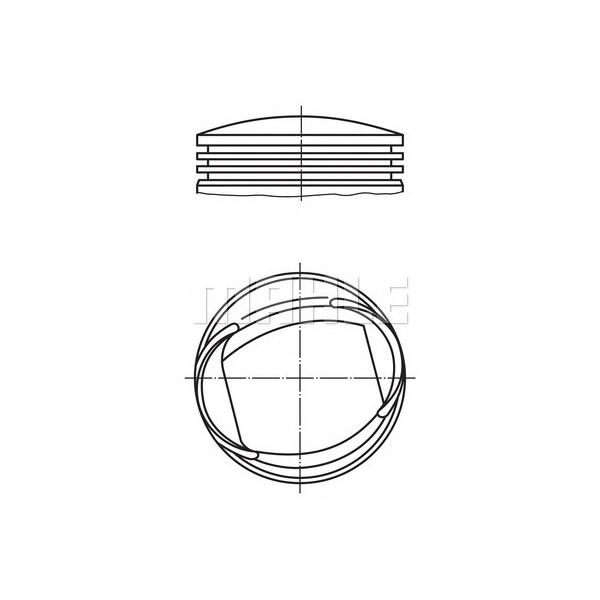 MAHLE - 0131801 (Поршень)