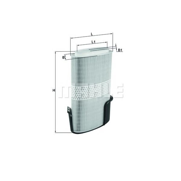 MAHLE - LX1009/6 (Фильтр воздушный)