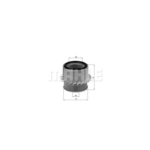 MAHLE - LX683 (LX 683 ФИЛЬТР ВОЗДУШНЫЙ MAHLE)