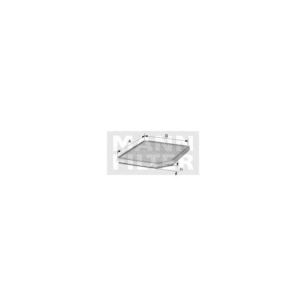 MANN-FILTER - CU 29 007 (Фильтр салона для Ford Transit 2013~, Tourneo Custom 2015~)