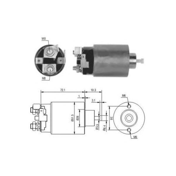 MEAT&DORIA - 46025 ((OE) Mitsubishi Pajero S Hyundai Galloper I 3.0 V6)