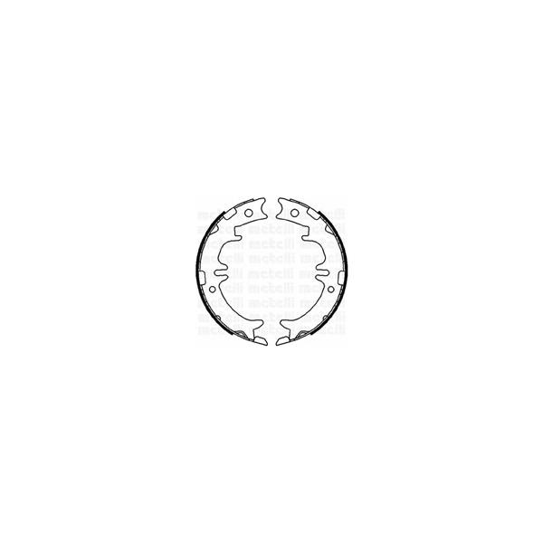 METELLI - 530439 (К-т бараб. тормоз. колодок)