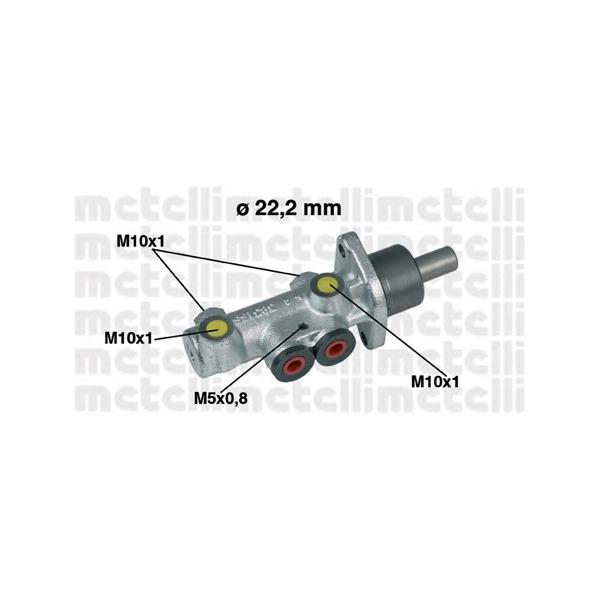METELLI - 05-0353 (Главный тормозной цилиндр)