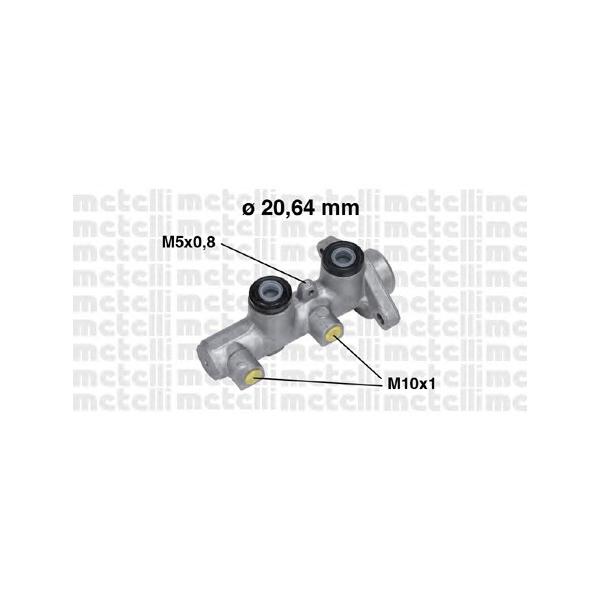 METELLI - 05-0513 (Главный тормозной цилиндр 20.6)