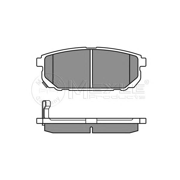 MEYLE - 0252405815W (Колодки тормозные дисковые /комплект 4 шт/ KIA Sor)