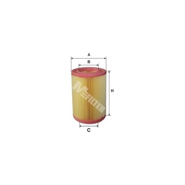 MFILTER - A8025 (ФИЛЬТР ВОЗД SMART CABRIO 03-04/CITY-COUPE 98-04/CROSSBLADE 02-/FORTWO 04-)
