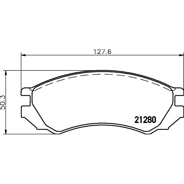 MINTEX - MDB1443 (NISSAN Primera (P10) F колодки MINTEX)