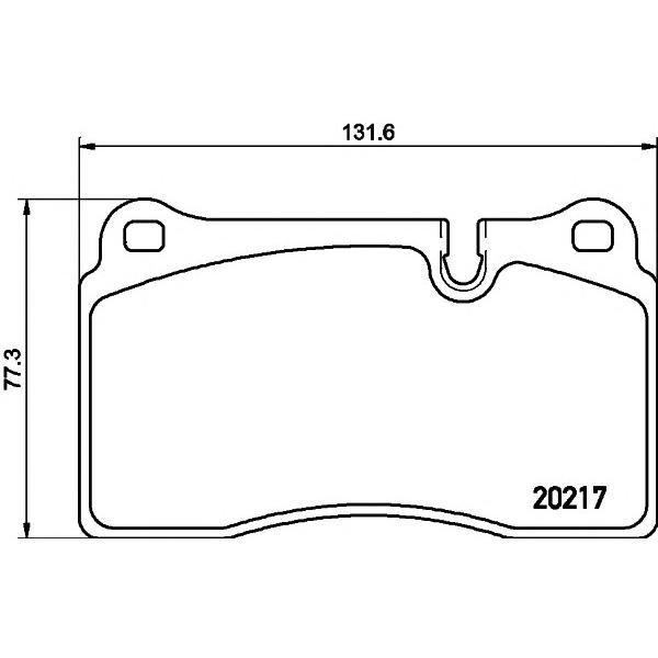 MINTEX - MDB2829 (LAND ROVER Range Rover Sport F колодки MINTEX)