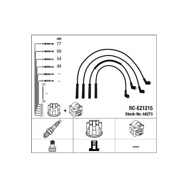 NGK - 44273 (Провода высоковольтные RC-EZ1215)