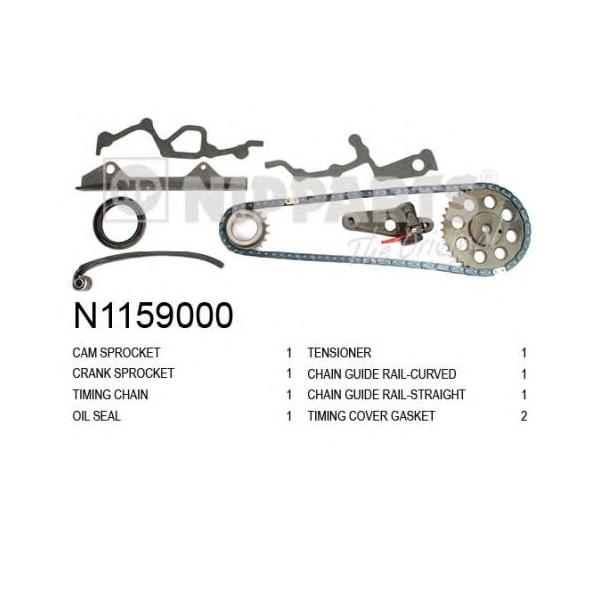 NIPPARTS - N1159000 (Комплект цели привода распредвала)