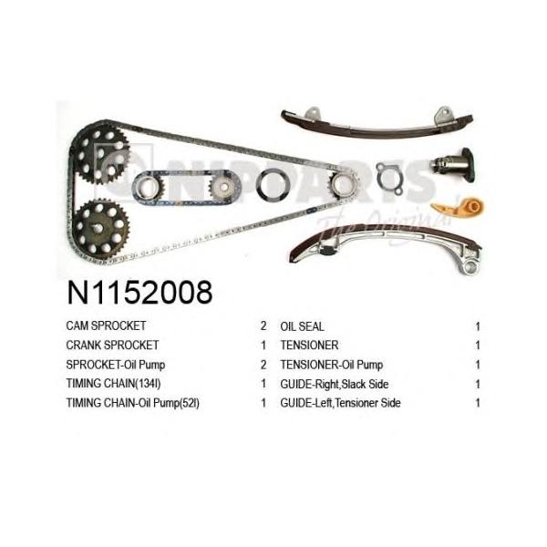 NIPPARTS - N1152008 (Комплект цели привода распредвала)