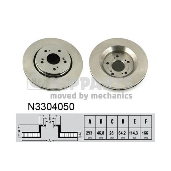 NIPPARTS - N3304050 (Тормозной диск)