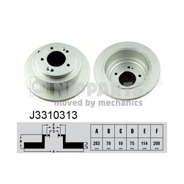 NIPPARTS - J3310313 (Тормозной диск)