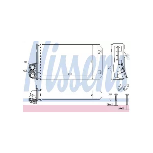 NISSENS - 72935 (Радиатор отопителя (тип Valeo))