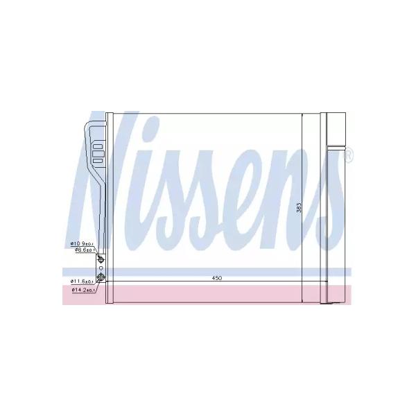 NISSENS - 940185 (Радиатор кондиционера)