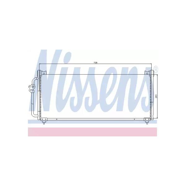 NISSENS - 94364 (IMPREZA (735x291mm) КОНДЕНСАТОР КОНДИЦ (NISSENS) ()