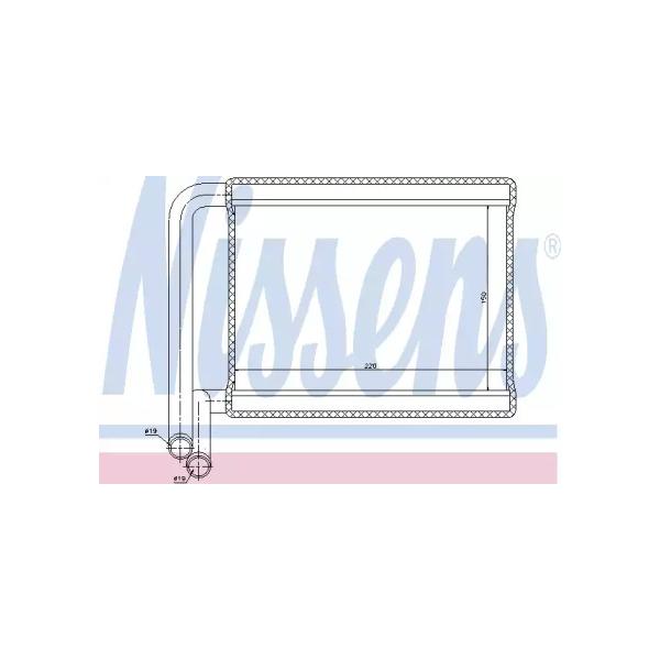NISSENS - 77527 (Радиатор печки KIA RIO II 77527)