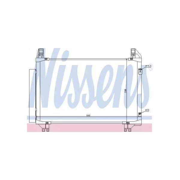 NISSENS - 94991 (YARIS (VITZ/ECHO 05-) КОНДЕНСАТОР КОНДИЦ (NISSENS))