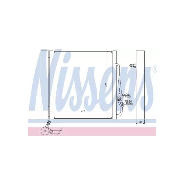 NISSENS - 94543 (Радиатор кондиционера)