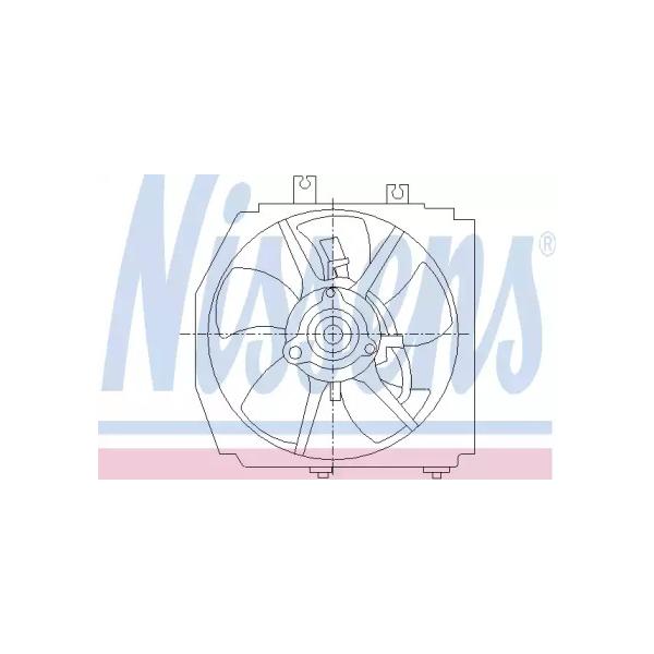 NISSENS - 85381 (Диффузор радиатора в сборе)
