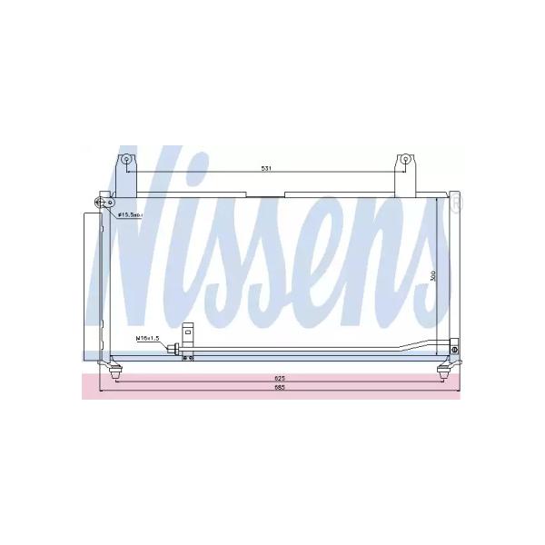 NISSENS - 940080 (LIANA КОНДЕНСАТОР КОНДИЦ (NISSENS) (см.каталог))