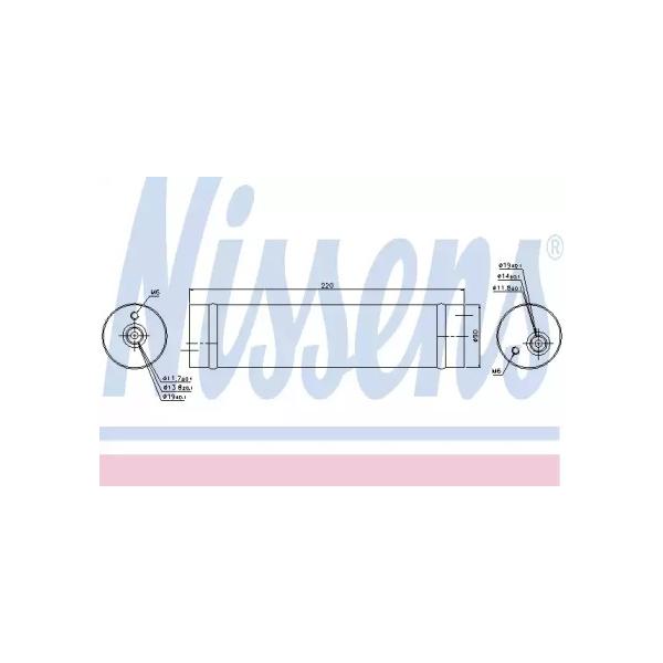 NISSENS - 95473 (Осушитель кондиционера)