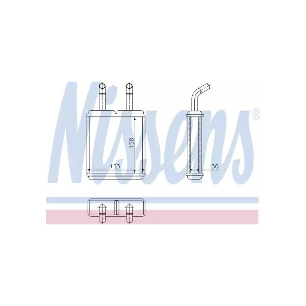 NISSENS - 77621 (радиатор печки/ Hyundai Acent 1.3-1.6 00>)