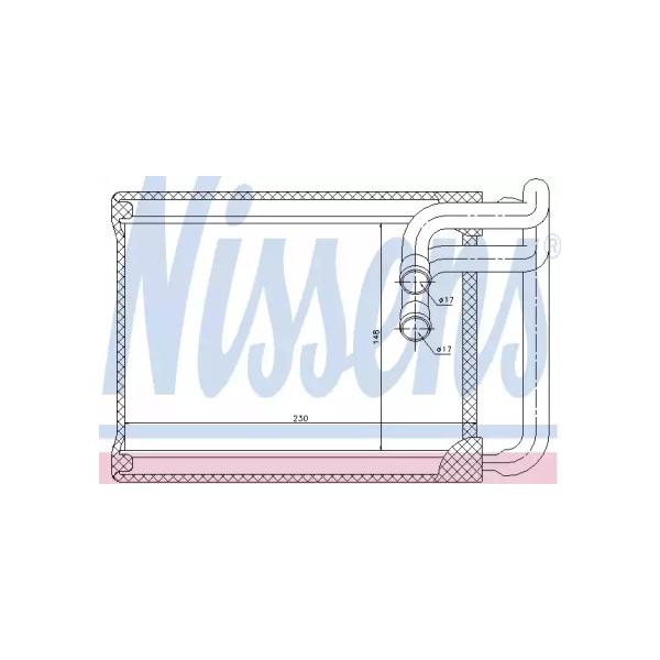 NISSENS - 77622 (Радиатор отопителя HYUNDAI SONATA 1.8-3.3/2.0D 05-)