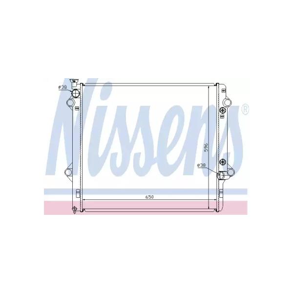 NISSENS - 646806 (Радиатор охлаждения двигателя)