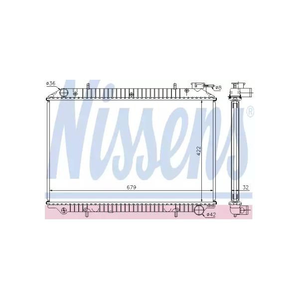 NISSENS - 62921A (Радиатор)