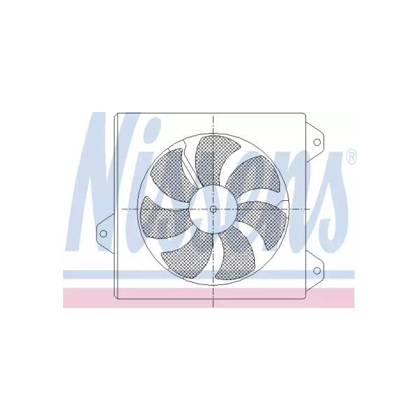 NISSENS - 85099 (Диффузор радиатора кондиционера в сборе)