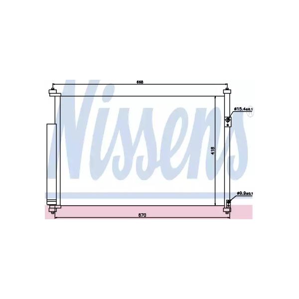 NISSENS - 940012 (G.VITARA КОНДЕНСАТОР КОНДИЦ (NISSENS) (NRF) (GERI))