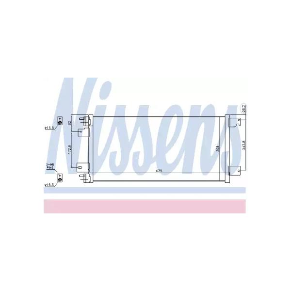 NISSENS - 940701 (Радиатор кондиционера)