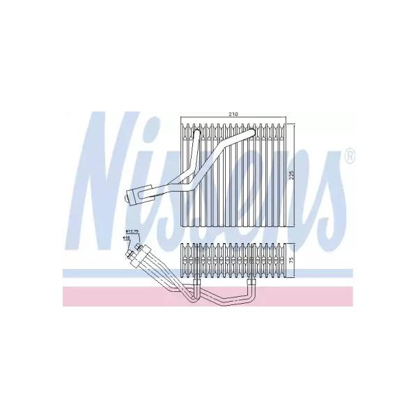 NISSENS - 92176 (испаритель конд./ Audi A3, VW Golf/Bora/Polo 96-03)