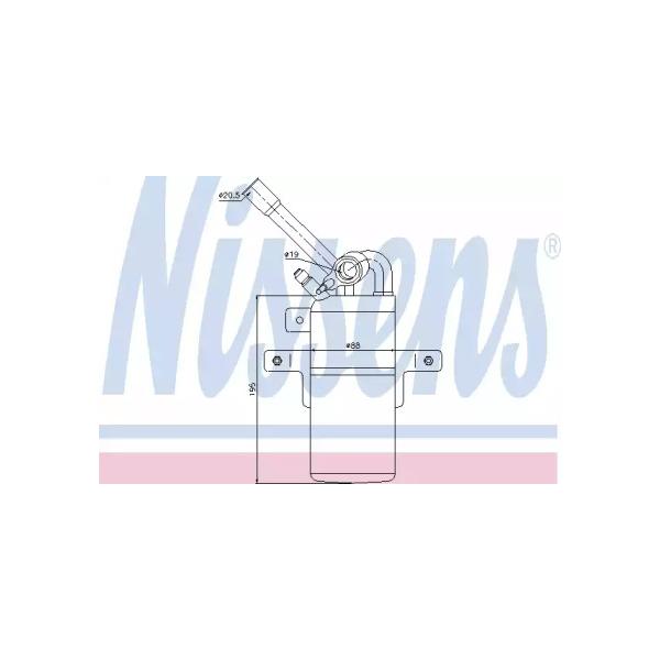 NISSENS - 95331 (осушитель конд./ Ford Transit/Tourneo all 02>)