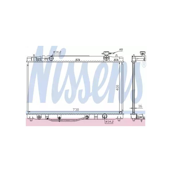NISSENS - 646808 (Радиатор)