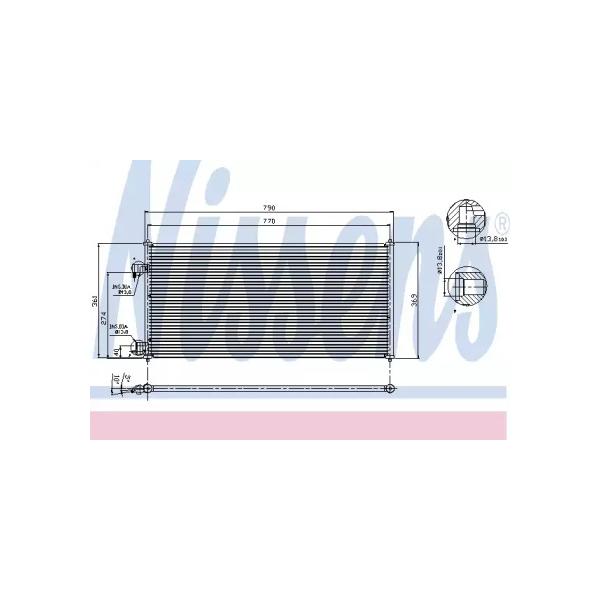 NISSENS - 94664 (Конденсатор кондиционера 94664)