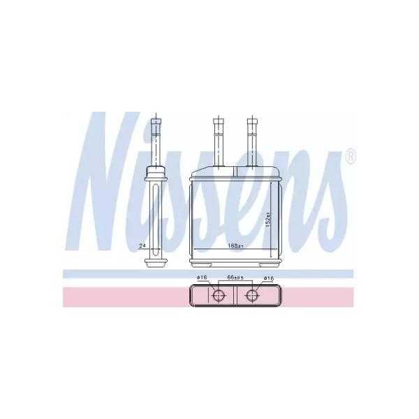 NISSENS - 76506 (Радиатор отопителя Matiz)