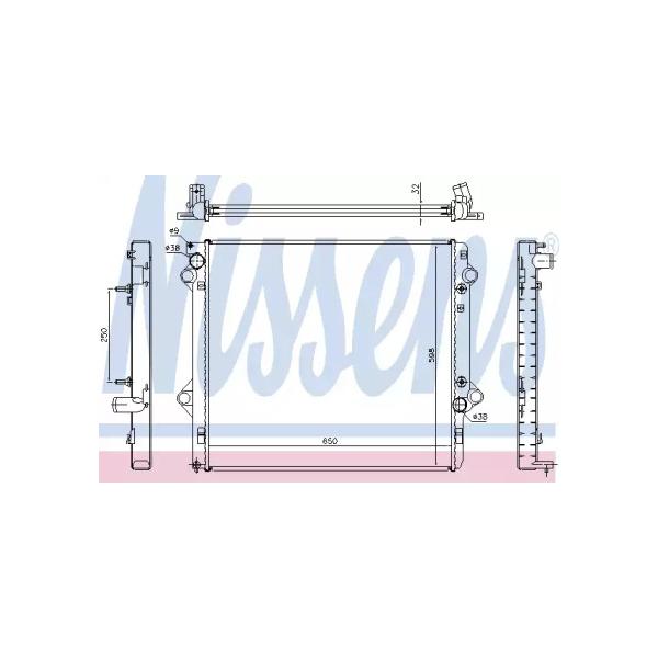 NISSENS - 646804 (TOYOTA LAND CRUISER PRADO J120 (02-) 3.0 TD)