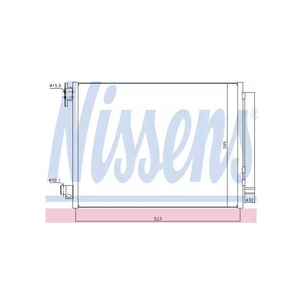 NISSENS - 940321 (Радиатор кондиционера)