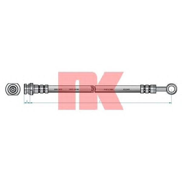 NK - 853478 (Тормозной шланг)
