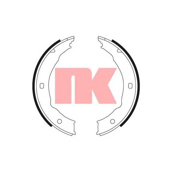 NK - 27 37 655 (Комплект тормозных колодок, стояночная тормозная система)