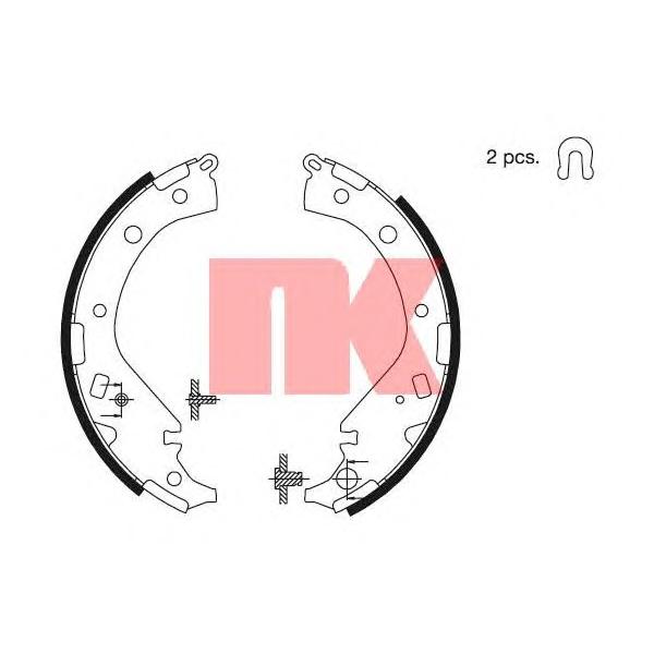 NK - 2745698 (Комплект тормозных колодок)