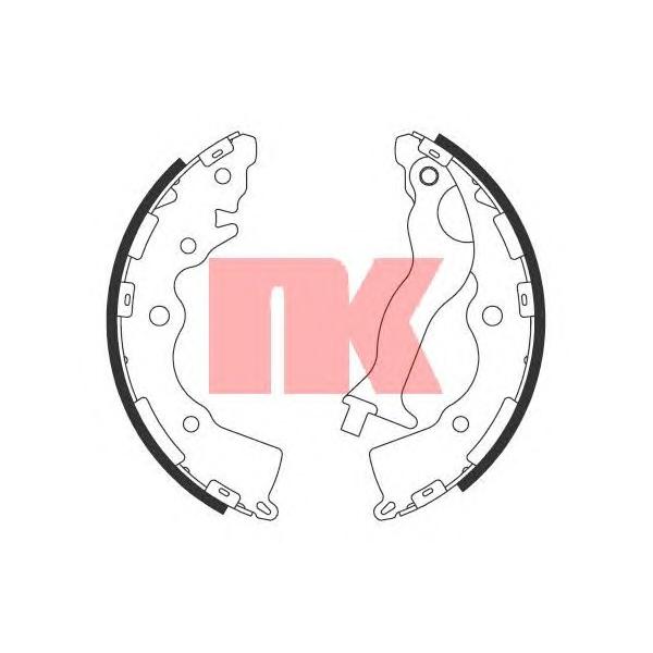 NK - 2734755 (Колодки барабанные Hyundai Accent 2005~2012, KIA Rio 2005~2011)