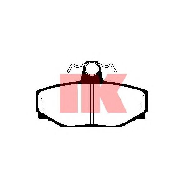 NK - 22 48 09 (Комплект тормозных колодок, дисковый тормоз)