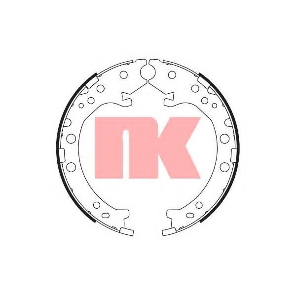 NK - 2726803 (Комплект тормозных колодок, стояночная тормозная система)