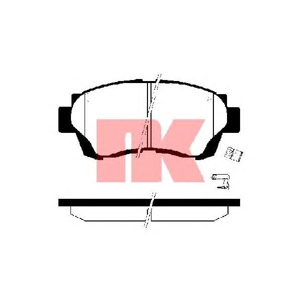 NK - 22 45 35 (Комплект тормозных колодок, дисковый тормоз)