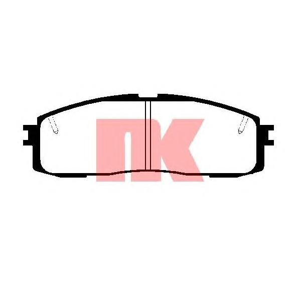 NK - 224521 (Комплект тормозных колодок, дисковый тормоз)