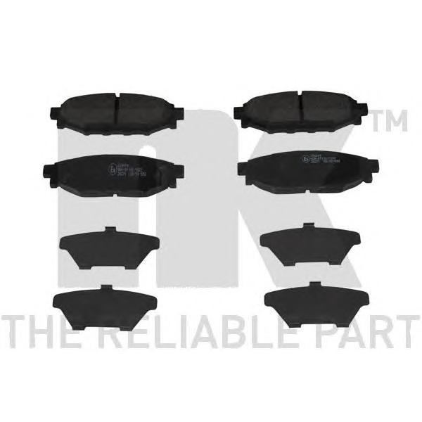 NK - 22 44 14 (Комплект тормозных колодок, дисковый тормоз)